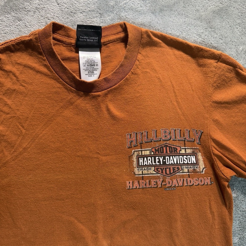Harley Davidson T-Shirt Hillbilly Gatlinburg TN Size Small Graphic Tee Biker - Picture 3 of 9